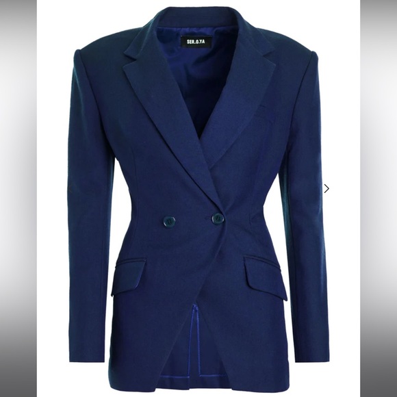 SER.O.YA Cosmo Blazer | Navy - Picture 2 of 6